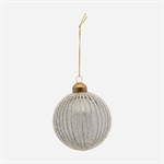 206860102 Ornament vertical glitter dark grey 8 cm fra House Doctor - Tinashjem